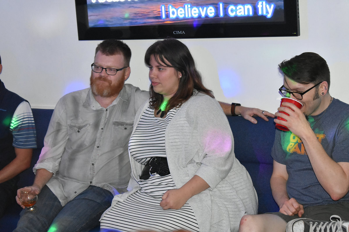 Party in a Lincoln Karaoke room